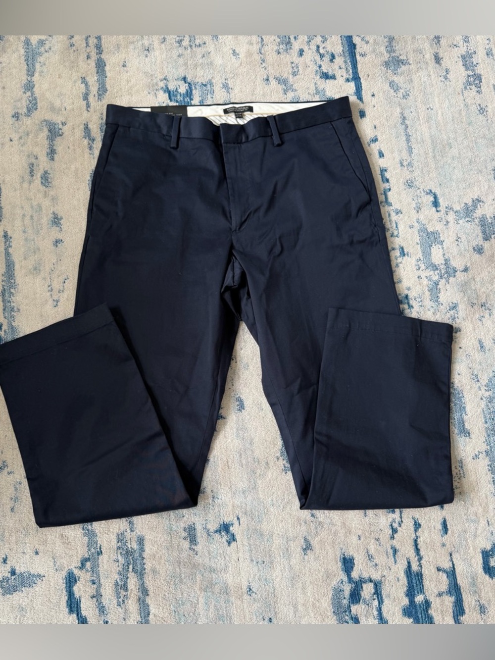 NWT Banana Republic Men’s Emerson Straight Fit Chinos Navy 35x34
